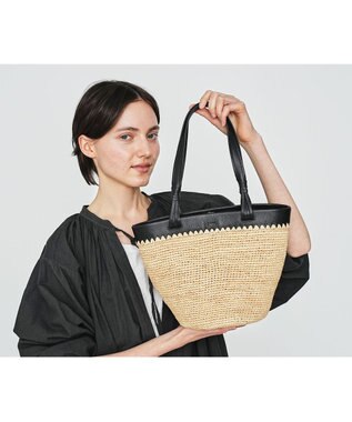 genten ルチア　トートバッグS クロ