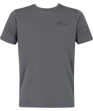 CW-X 【UNISEX】 CW-X トップス Ｔシャツ 半袖 3分袖 Ｕネック メッシュ素材 UVカット率90%以上(本体) ユニセックス DLR195 /ワコール ダークブラウン