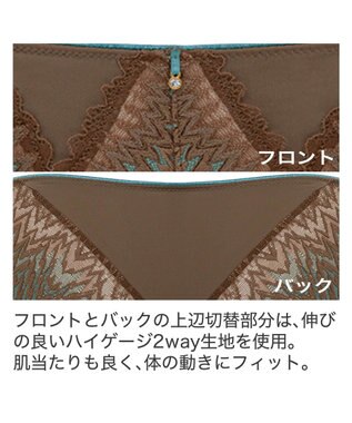 BRADELIS New York 【BRADELIS New York】　ウェンディスタイルパンティ23S1 ブラウン