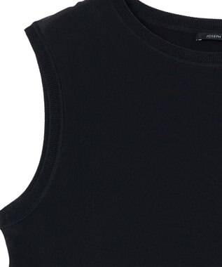 JOSEPH 【FOUNDATIONS】クレープドソワ　ノースリーブ Black