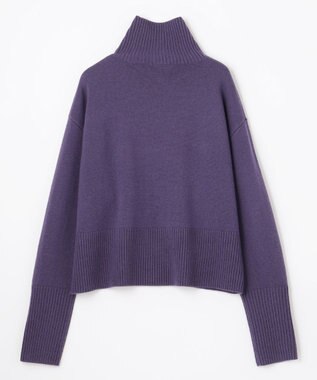 NAVE ウールカシミヤ ハイネック ライラック系