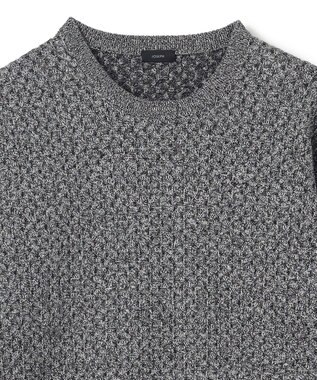 JOSEPH HOMME 【イージーケア】 ヴィスコースリンクス　クルーネックニット ライトグレー系