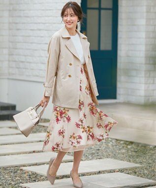 洗える】フラワーオパールプリント スカート / any SiS | ファッション 