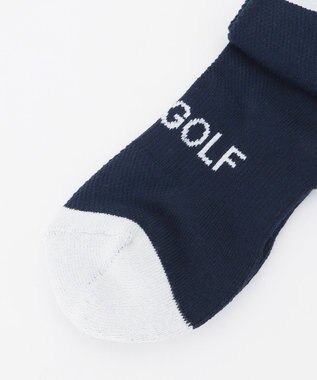 23区GOLF 【WOMEN】ハイソックス ネイビー系