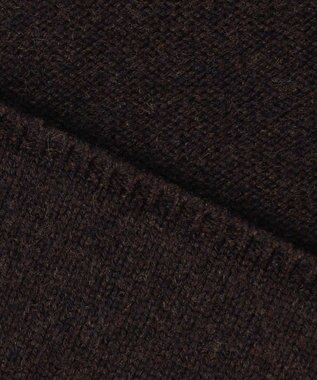 23区 【R(アール)】カシミヤブレンド ニットアウター ダークブラウン系