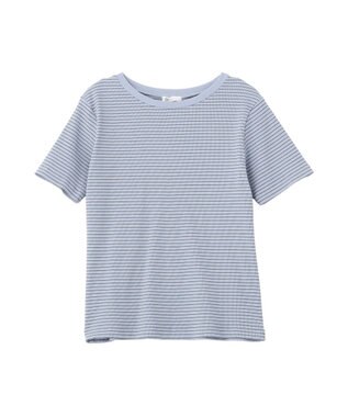 CRAFT STANDARD BOUTIQUE 2点セット/ボーダーキャミ+Tシャツ Light Blue