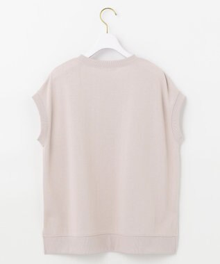 ANY SIS フレンチスリーブロゴ スウェット ローズグレー