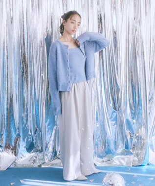 earth music&ecology ゆるとろパンツ Gray Beige