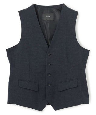 JOSEPH HOMME 新色【３ピース対応】クールドッツストレッチ　ジレ ネイビー系