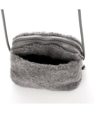 UNBILLION カシュカシュ cachecache / フェイクボアミニショルダー GY