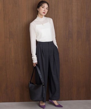 組曲 S ハイツイストシアー インナータートル ホワイト系