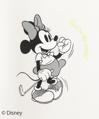 23区GOLF 【ディズニーコレクション】【WOMEN】〈ミニーマウス〉スウェットプルオーバー アイボリー系