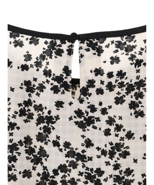 Green Parks アソートバタフライスリーブブラウス Flower