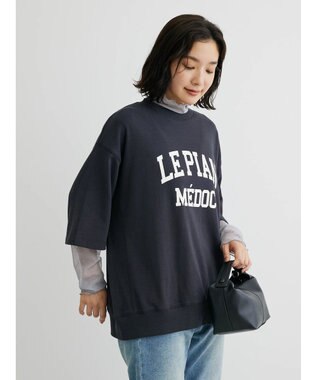 Green Parks ミニ裏毛ロゴトレＴｅｅ Dark Gray