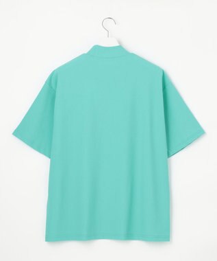 23区GOLF 【23Fondation/MEN】ストレッチメッシュ モック スカイブルー系