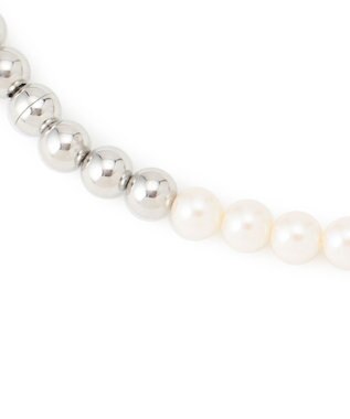 23区 【APPLAUDIR】パール＆ボールミックス ネックレス シルバー系