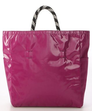 LeSportsac MEDIUM 2 WAY TOTE/２ウェイパープル/ブラックシャイン ２ウェイパープル/ブラックシャイン