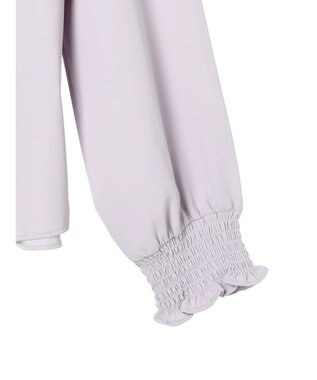 earth music&ecology シャーリングブラウス Light Pink