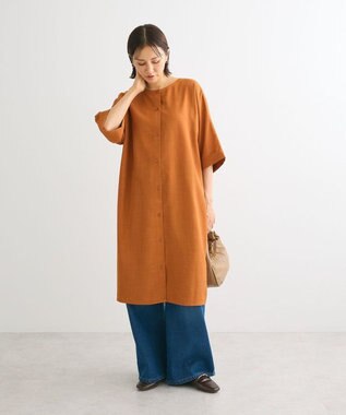 Green Parks ・ＥＬＥＮＣＡＲＥ　ＤＵＥ　デニムタックワイドパンツ Dark Indigo