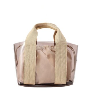 Green Parks 巾着付きＰＶＣトートバッグ Beige