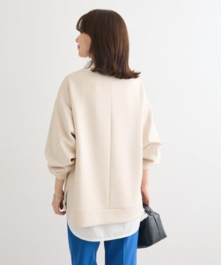 Green Parks ダンボール抜け衿プルオーバー Light Beige