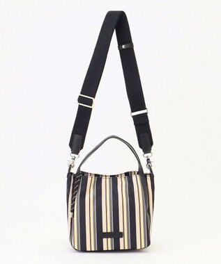 Y'SACCS マルチストライプ すっきりトート Sサイズ ブラック