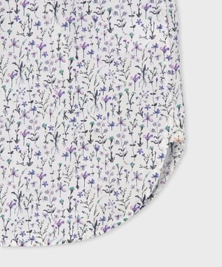 Paul Smith Water Colour Floral 半袖シャツ パープル