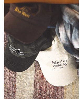 AMERICAN HOLIC コーデュロイロゴＣＡＰ Ivory