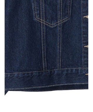 earth music&ecology マントスリーブＧジャン Indigo