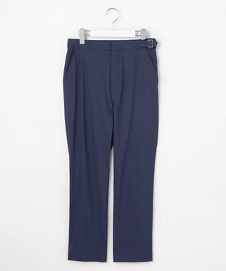 J.PRESS LADIES L 【WEB限定カラーあり・人気素材・セットアップ対応】セルロースリネンストレッチ テーパード パンツ ブルー系