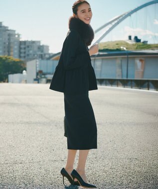 23区 リアルファー ティペット ブラウン系