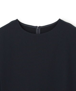 UNFILO ジョーゼット ドルマンプルオーバー ネイビー