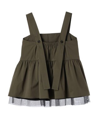 AMERICAN HOLIC チュールレイヤードキャミ Khaki