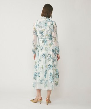GRACE CONTINENTAL フラワーレイヤーワンピース キナリ