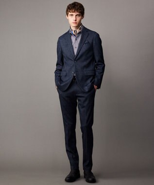 JOSEPH ABBOUD 【キングサイズ・ウエストも伸びる！/ストレッチ/弱撥水】ツィーディジャージ パンツ ネイビー系4