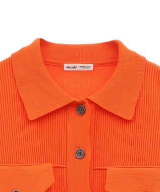 CRAFT STANDARD BOUTIQUE ライトニットジャケット Orange