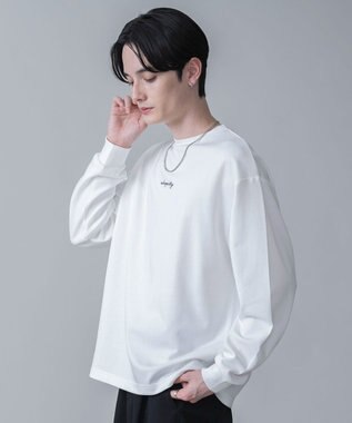 WEGO AIRFUNCTIONシンプルロゴT（LS） ホワイト