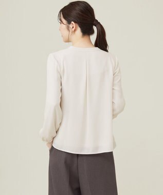 ANY SIS 【WEB・一部店舗限定】エニポカシリーズ ブラウス アイボリー