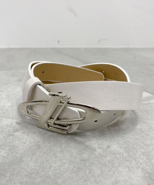 WEGO Lバックルデザインベルト1 ホワイト