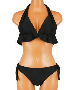 San-ai Resort（三愛水着楽園） ナチュラルだけどしっかり盛れる【ナチュラルアップブラ】Solidノンワイヤービキニ　7M・9M