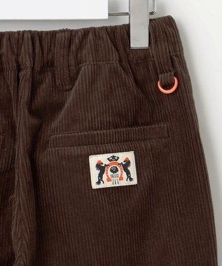 PW CIRCULUS 【WOMEN】コーデュロイ テーパードパンツ ダークブラウン系