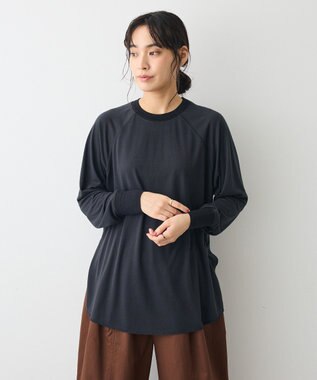 CRAFT STANDARD BOUTIQUE リブ切替ラグランチュニック
