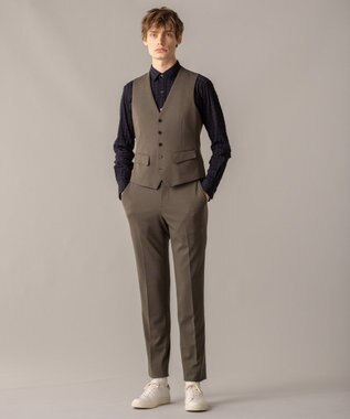 JOSEPH HOMME ウーステッドモックロディ ジレ カーキ系