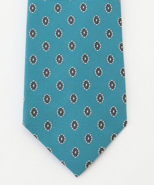 J.PRESS MEN 【VINTAGE JACQUARD COLLECTION】小紋柄 ネクタイ スカイブルー系7