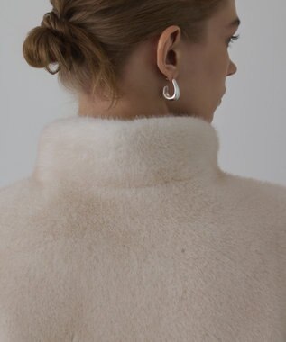 GRACE CONTINENTAL フェイクミンクベスト キナリ