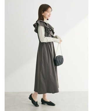 Green Parks ・ＳＵＧＡＲ　ＳＰＯＯＮ　ラッフルＺＩＰジャンスカ Charcoal Gray