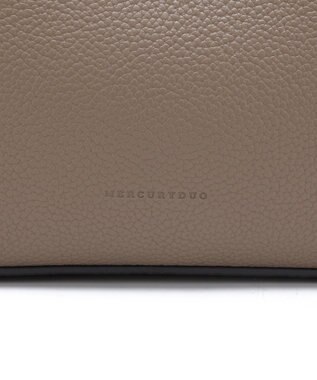 style code 【MERCURYDUO/マーキュリーデュオ】両アオリポケット　ハンドバッグ　キーリングチャーム付き ベージュ