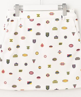 23区GOLF 【WOMEN】【吸水速乾】ステッカープリント スカート ホワイト系5