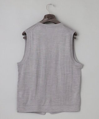 GOTAIRIKU 【ベーシックニット】ハイゲージニットベスト グレー系