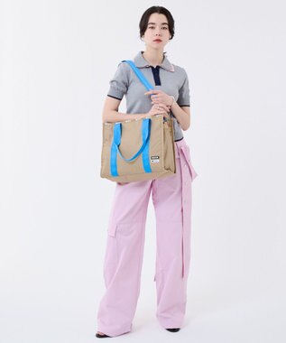 LeSportsac MSGM MD BOAT TOTE/MDボートトートカーキ MDボートトートカーキ